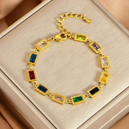 Golden Radiance Gem bracelet - JEWELMINES