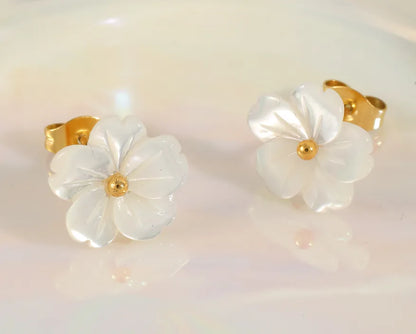 White Blossom jewelry Set - JEWELMINES
