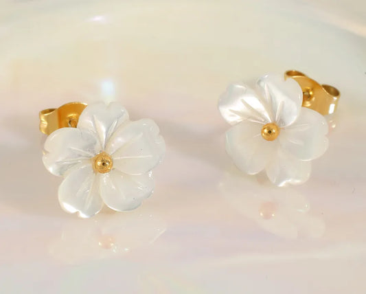 White Blossom jewelry Set - JEWELMINES